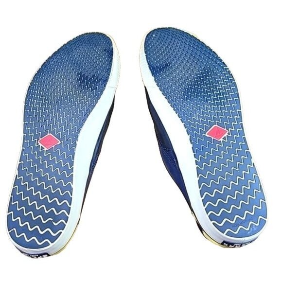 Mens Sperry STS 19283 Skateboard Loafer Blue/Black/Yellow Size 10.5 - Picture 9 of 11